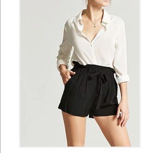Forever 21 Shorts - NWT Black Paper Bag Shorts M Forever 21 Shorts - NWT Black Paper Bag Shorts M